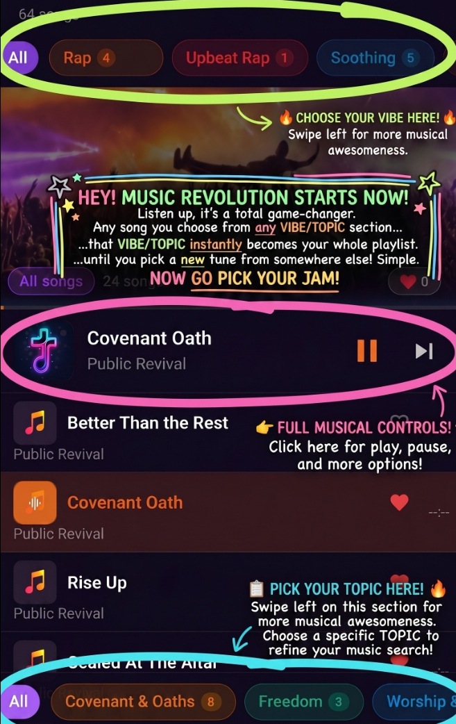 Public Revival Music page tutorial